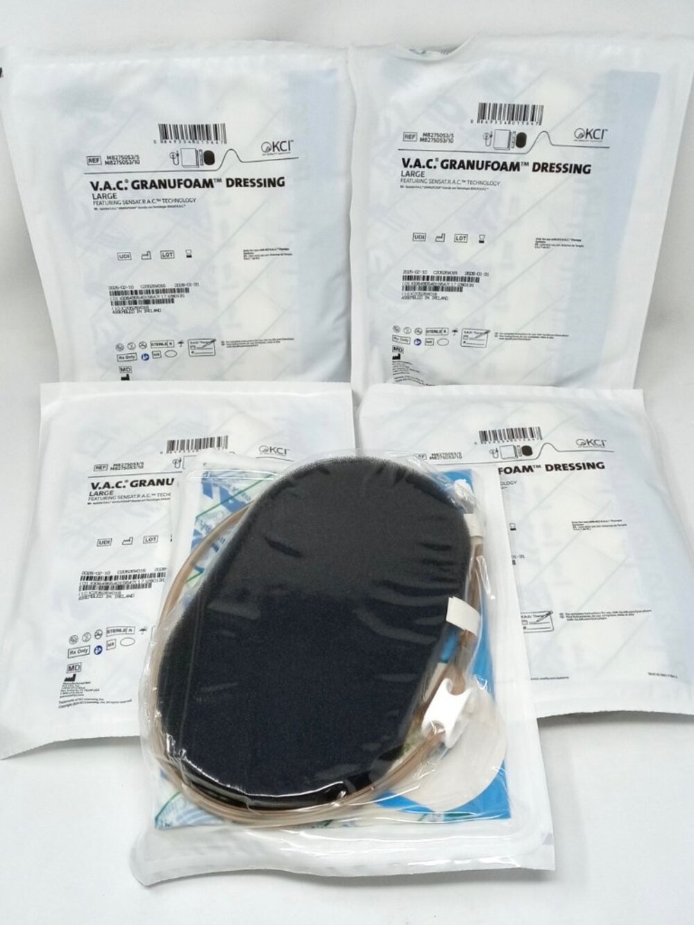 Lot of 5 KCI V.A.C. GranuFoam Dressing Kit Size LARGE (Exp 2028)